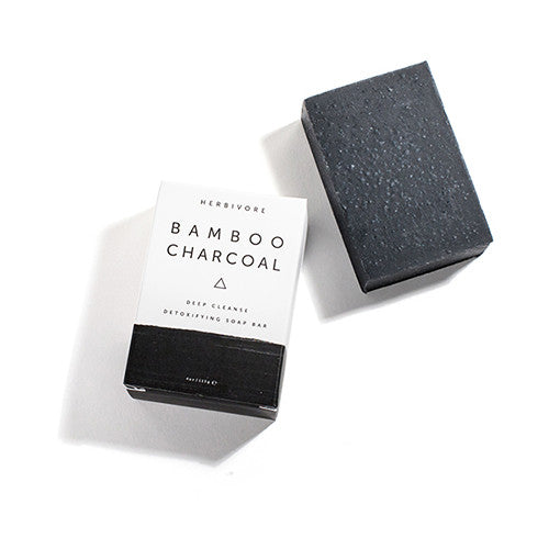 HERBIVORE BOTANICALS | Bamboo Charcoal Cleansing Bar Soap